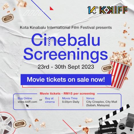 Poster for Schedule for the 14th Kota Kinabalu International Film Festival