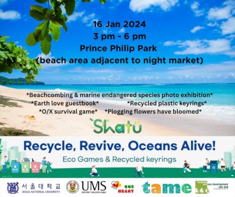activity poster for Recycle, Revive, Oceans Alive!
