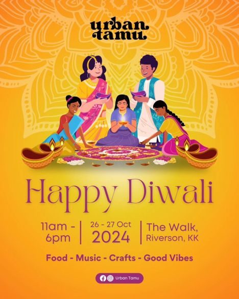 activity poster for Urban Tamu, Happy Diwali 2024