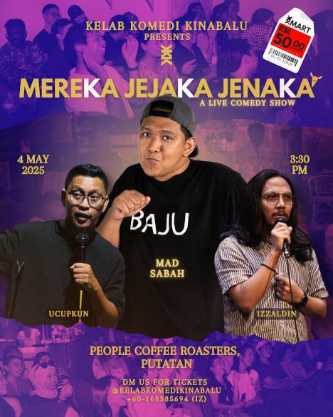 activity poster for Mereka Jejaka Jenaka - A Live Comedy Show