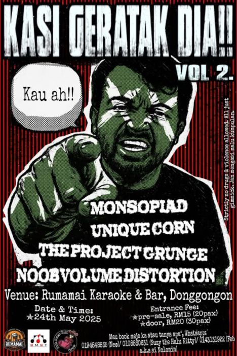 activity poster for Kasi Geratak Dia !! Vol. 2