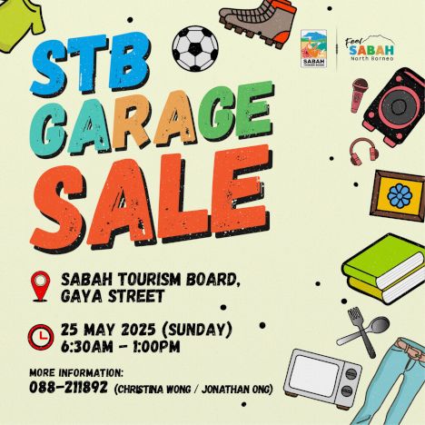 activity poster for STB Garage Sale