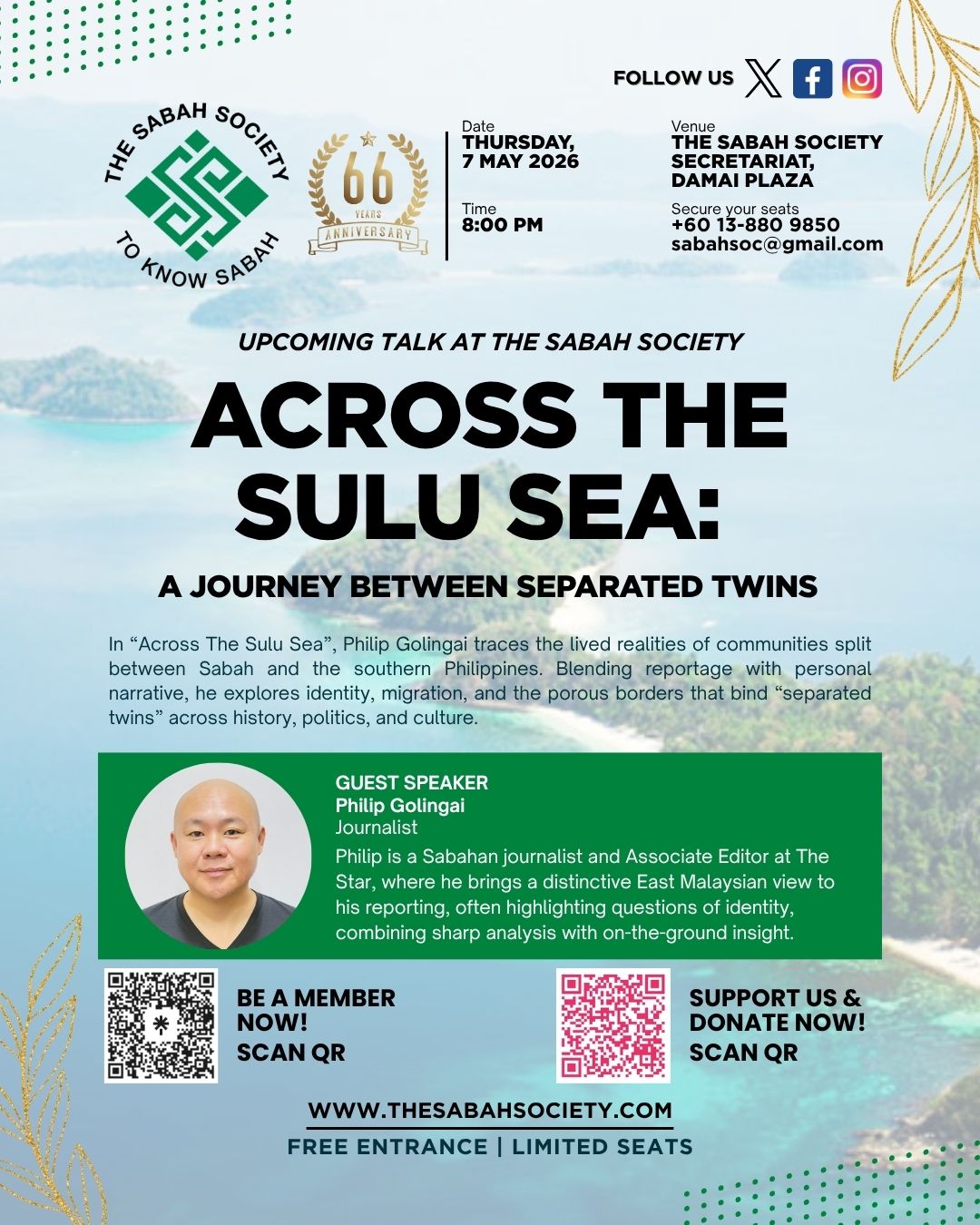 Poster for Merentasi Laut Sulu: Perjalanan antara dua wilayah yang terpisah