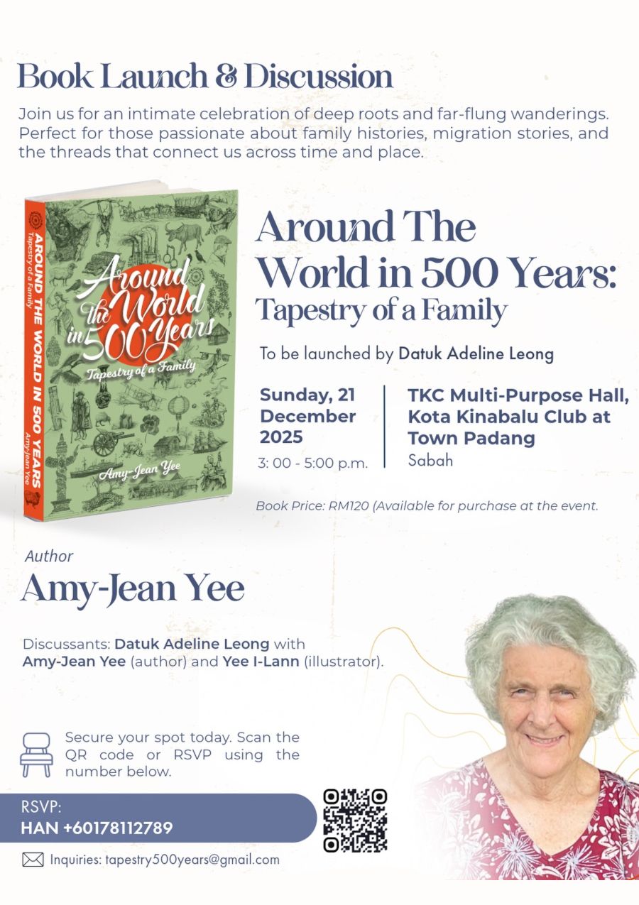 poster for Rencontre et présentation du livre : Around the World in 500 Years