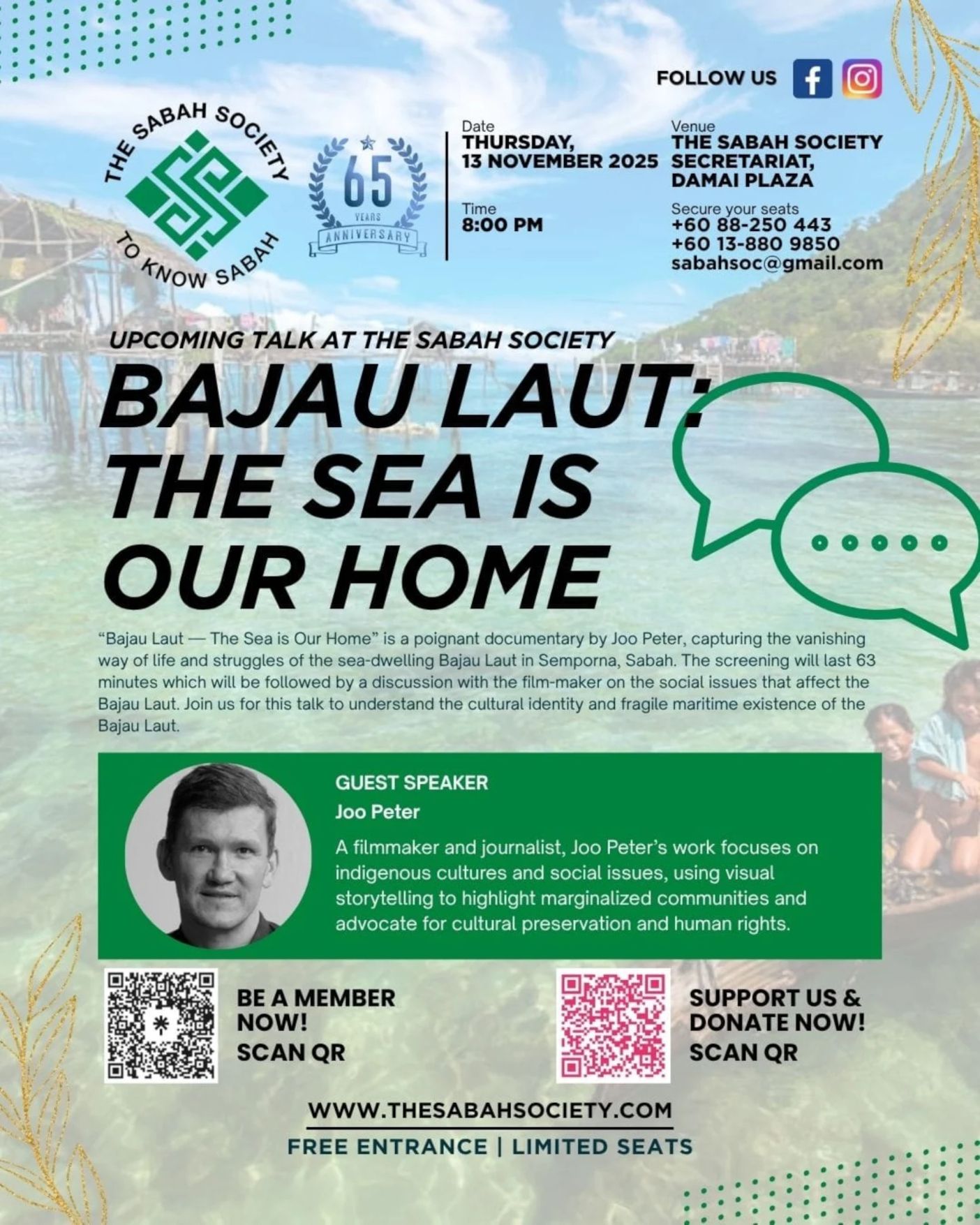 Poster for Bajau Laut, The Sea is Our Home