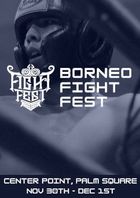 poster for Borneo Fight Fest 2024