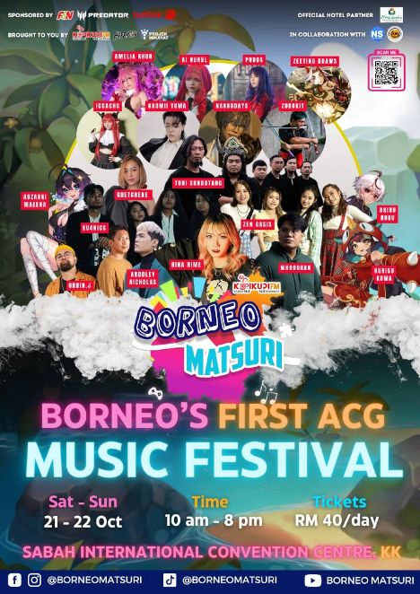 Poster for Borneo Matsuri