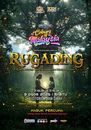 poster for Colours of Malaysia 2025 - Rugading