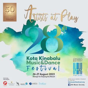 Poster for 28th Kota Kinabalu Music & Dance Festival