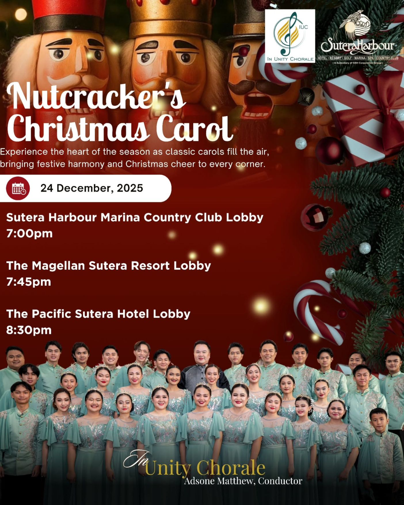 Poster for Nutcracker's Christmas Carol, lagu lagu Krismas