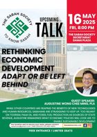 poster for Rethinking Economic Development in Sabah