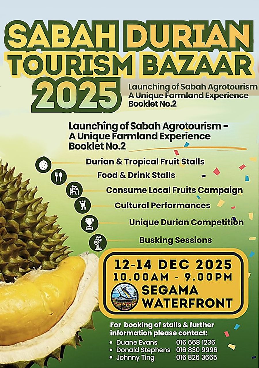 poster for Le marché du durian de Sabah 2025