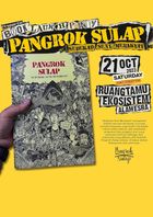 poster for Sedekad Seni Merakyat, book launch party