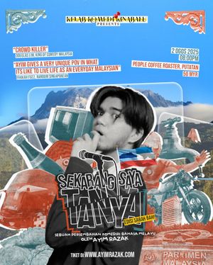 Poster for Ayim Razak Live in Sabah!