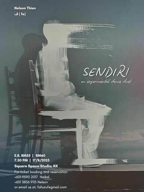 Poster for Sendiri, duet tarian eksperimental