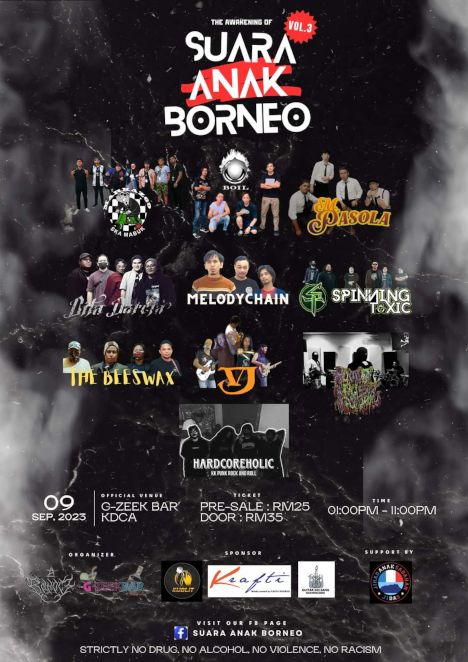 Poster for Suara Anak Borneo vol.3