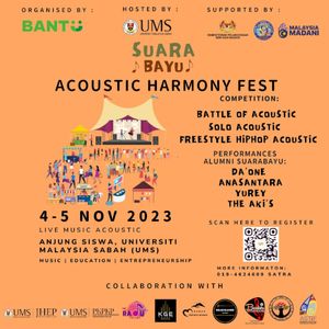 Poster for Suara Bayu: Acoustic Harmony Fest 2023
