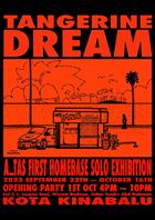 poster for Tangerine Dream, exhibition opening party