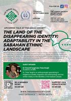 poster for Adapting Identity in Sabah