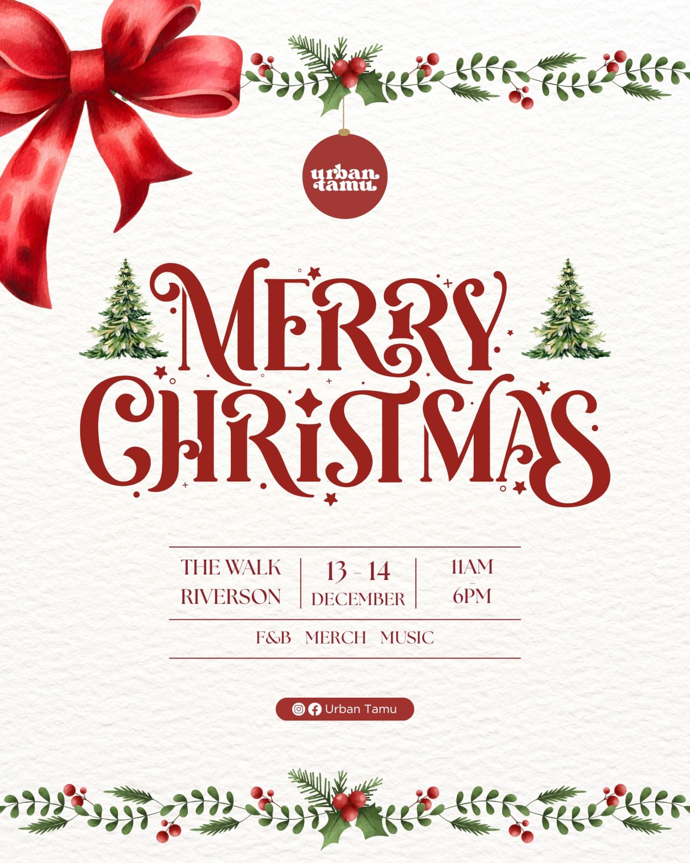 Poster for Urban Tamu, édition de Noël