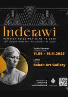 poster for Inderawi: 15th Sabah Women's Art Exhibition 2025