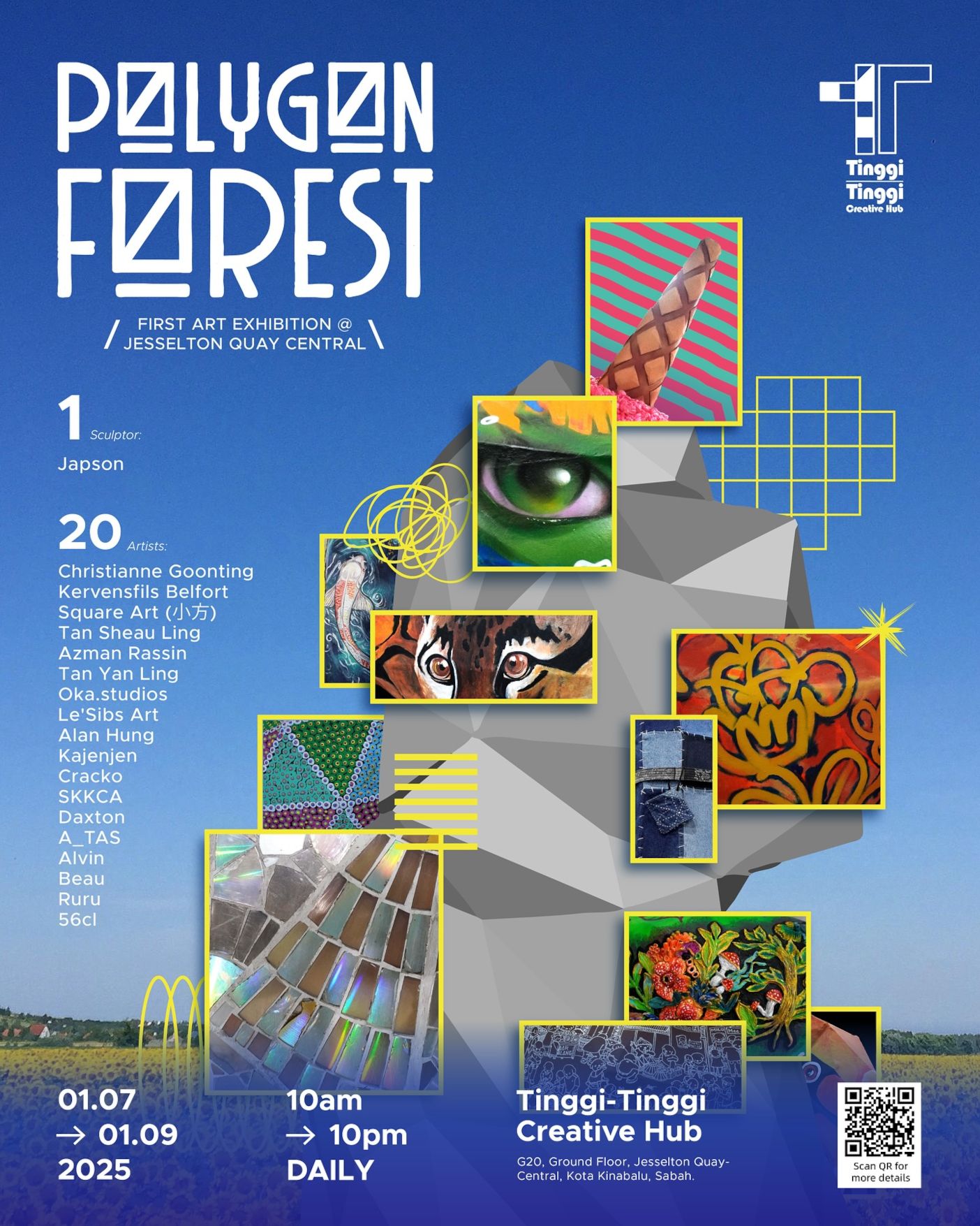 Poster for Polygon Forest - A Jungle of Shapes, A Forest of Wonder