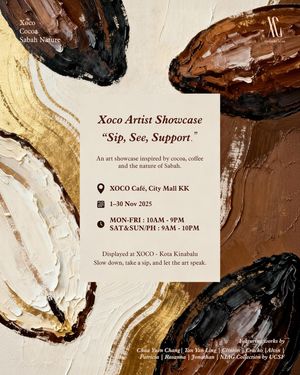Poster for Expo sur le cacao, le café et Sabah au Xoco Café