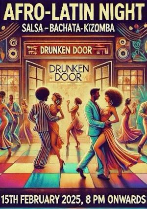poster for Afro-Latin Dance Night