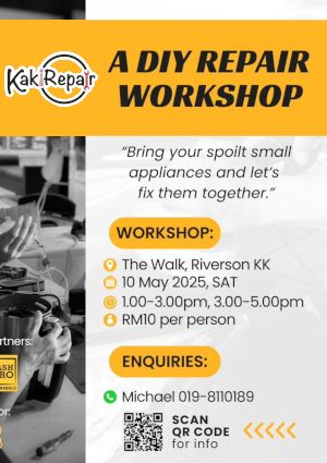 poster for A DIY Repair Workshop by KakiRepair
