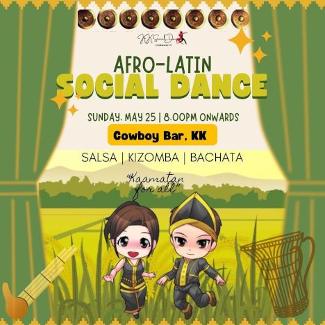 activity poster for Afro-Latin Social Dance