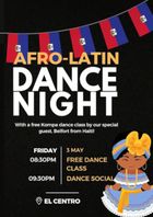 poster for Afro-Latin Dance Night