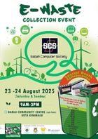 poster for E-waste collection event