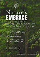 poster for Nature's Embrace Yoga Retreat