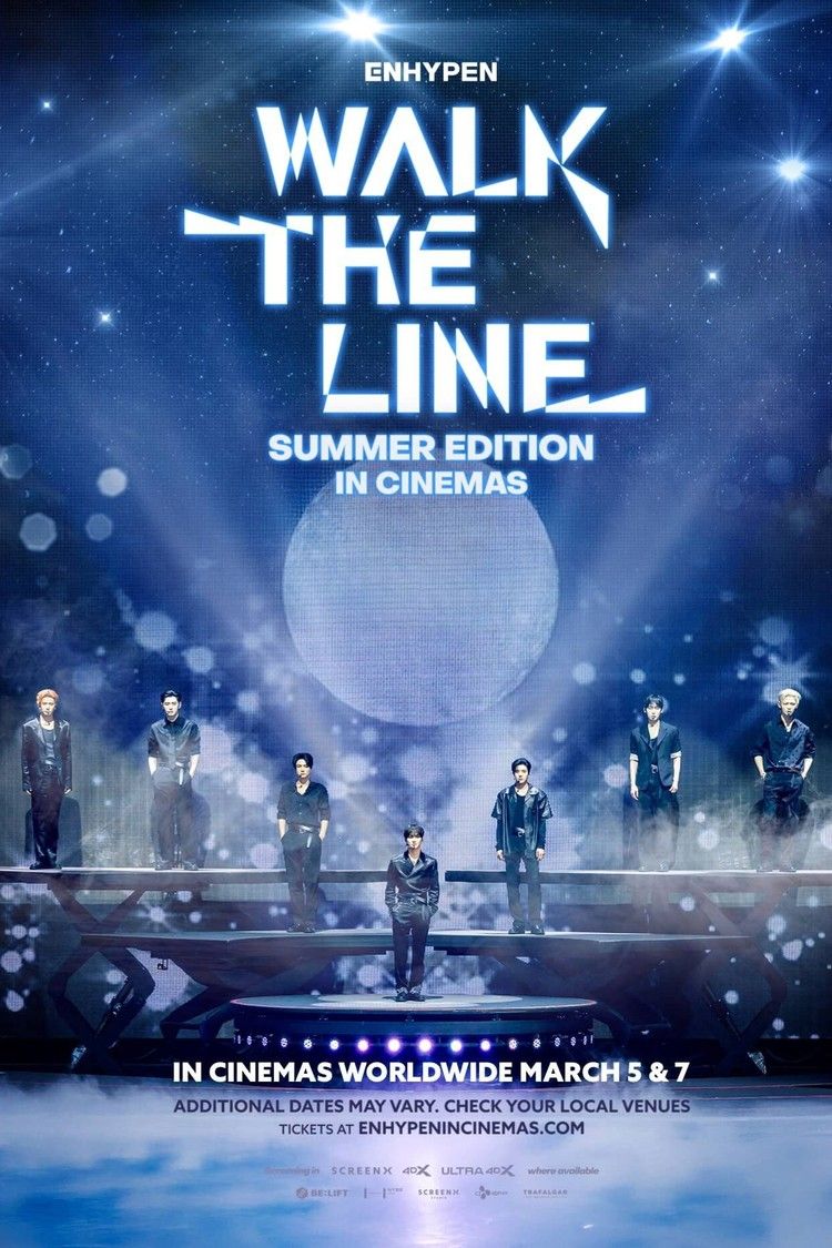 movie poster for Enhypen Walk The Line Summer Edition In Cinemas