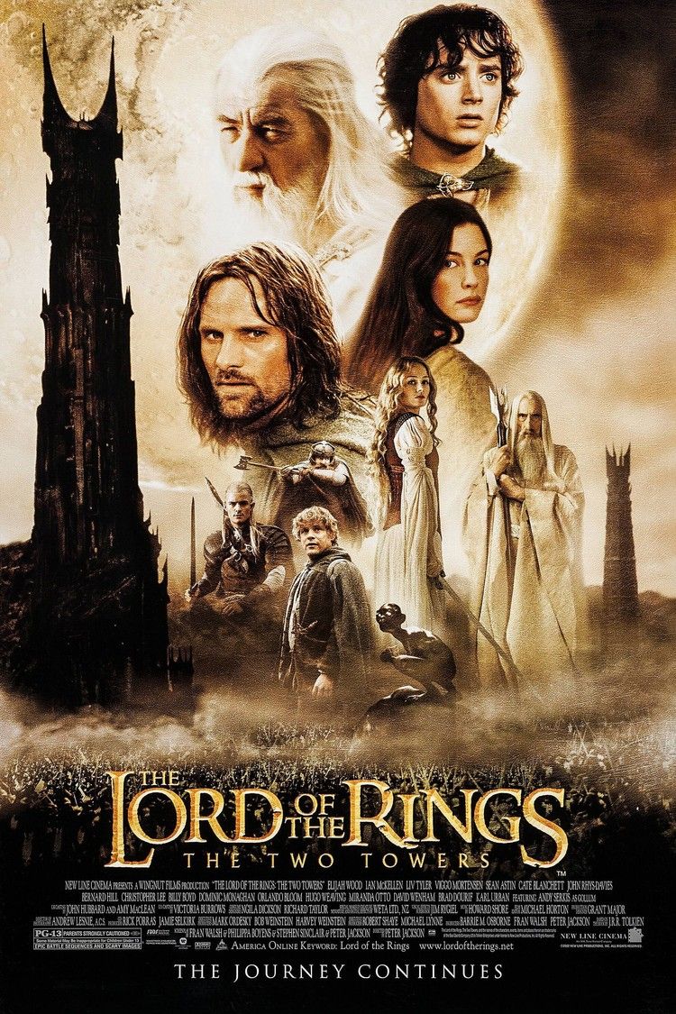 movie poster for The Lord Of The Rings: The Two Towers (Extended Version)