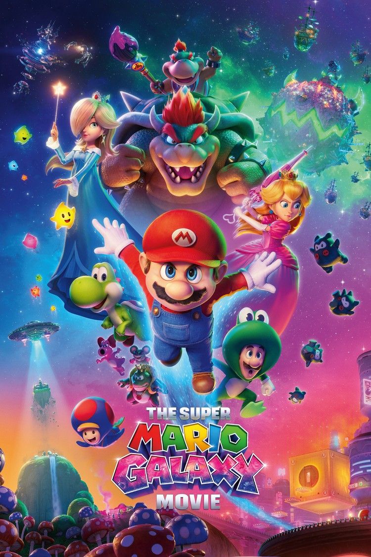 movie poster for The Super Mario Galaxy Movie